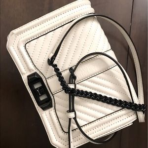 Chevron Quilted Small Love Crossbody
